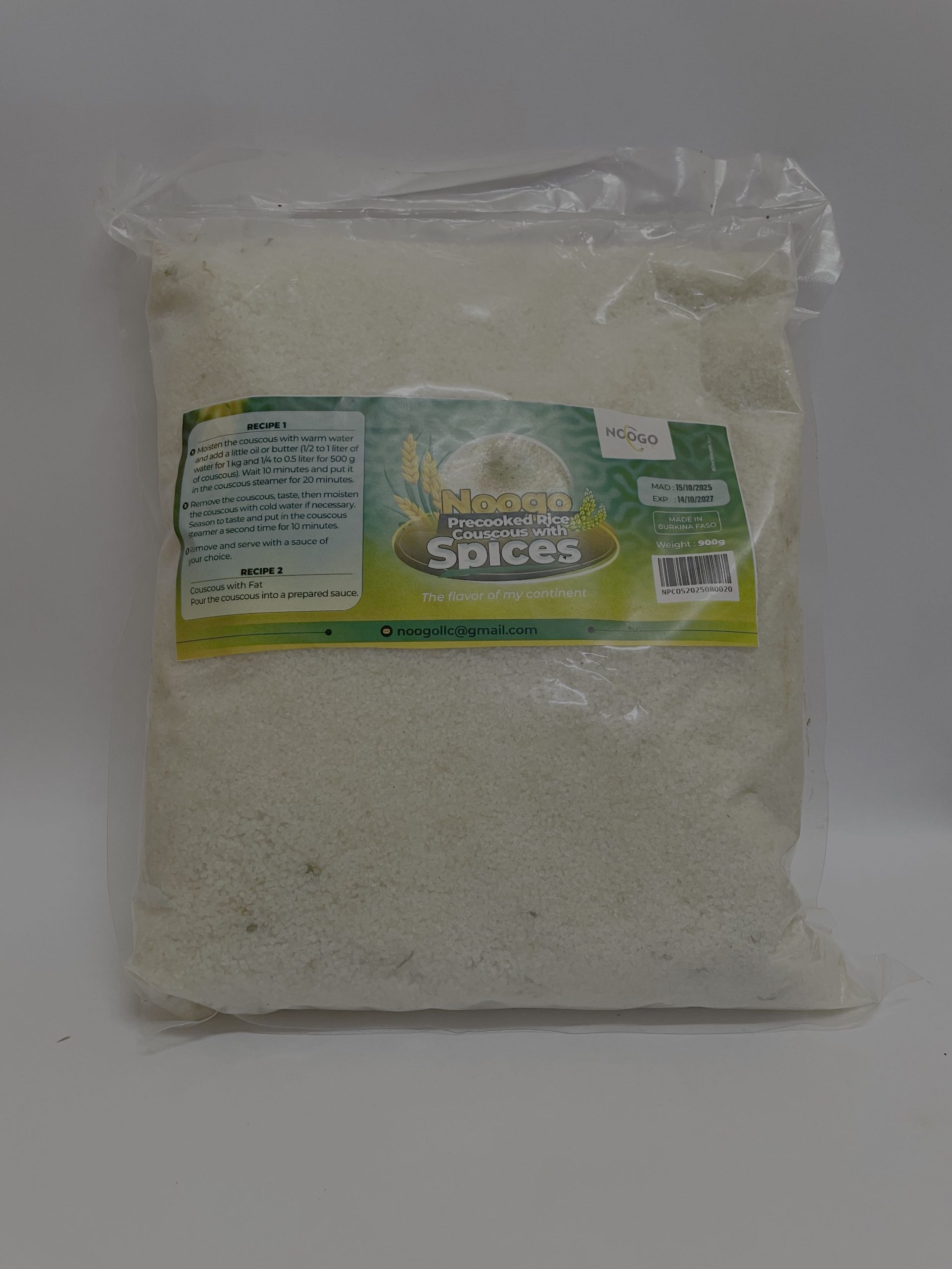 Pre-cooked Rice Couscous